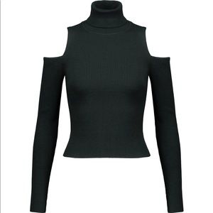 A.L.C green long sleeve turtleneck